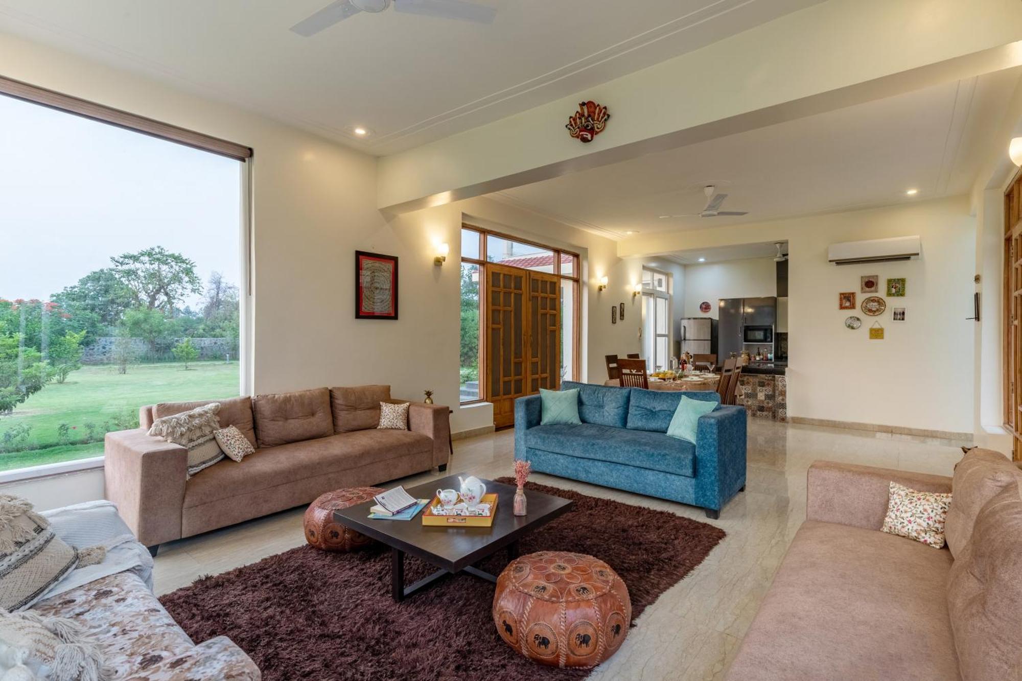 Alaya Stays Raga 2Bhk Farmstay With An Entertainment Lounge Sohna Exterior foto