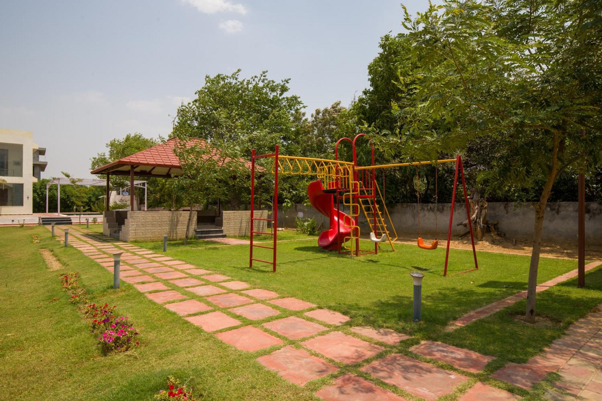 Alaya Stays Raga 2Bhk Farmstay With An Entertainment Lounge Sohna Exterior foto