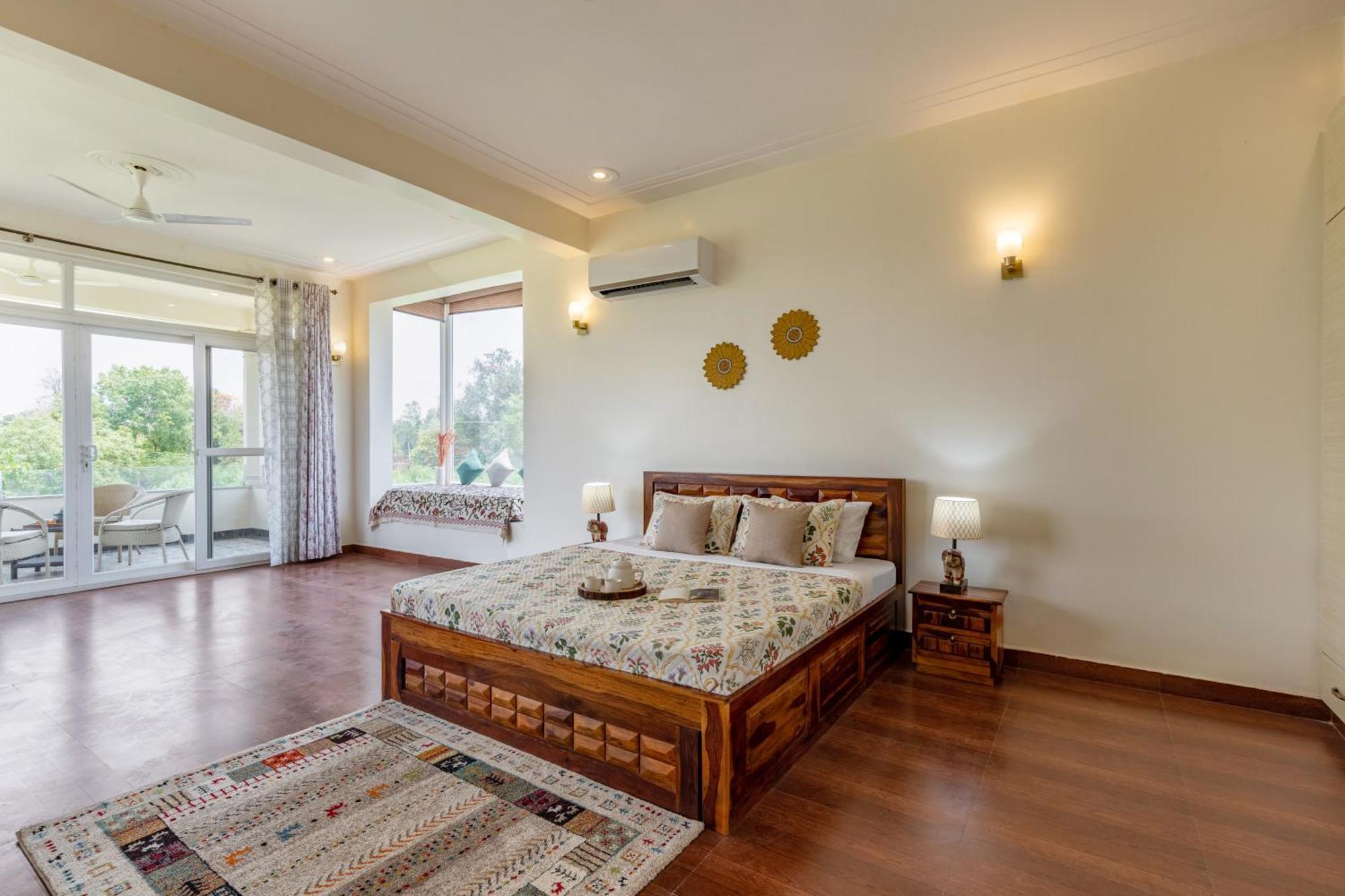 Alaya Stays Raga 2Bhk Farmstay With An Entertainment Lounge Sohna Exterior foto